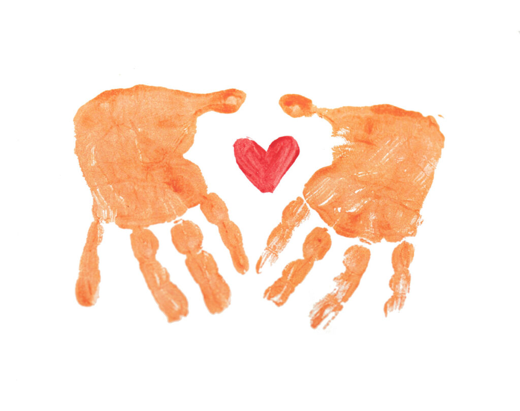 auckland-advocacy-and-disability-support A painted stamp of two hands with a red heart icon in between